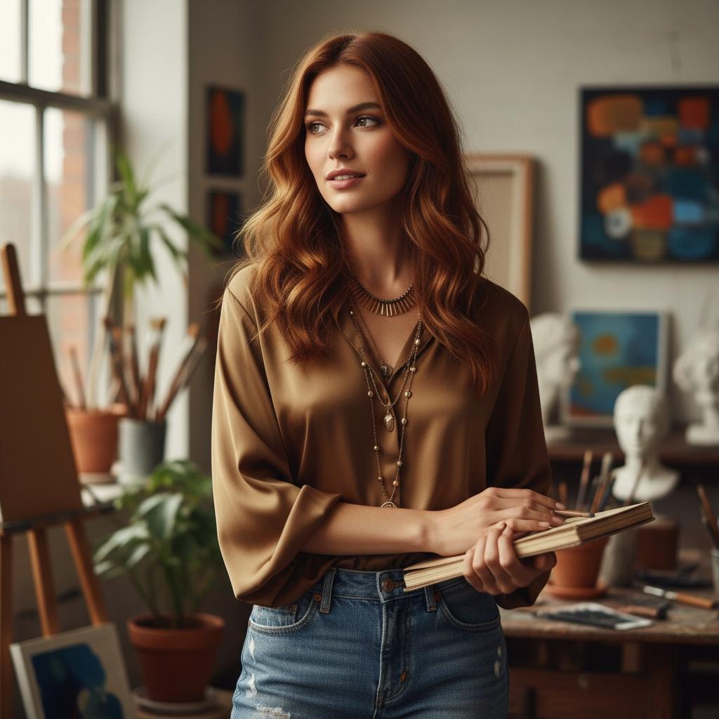 Kendra - 🖌️ Free Spirit Artist — but make it mysterious