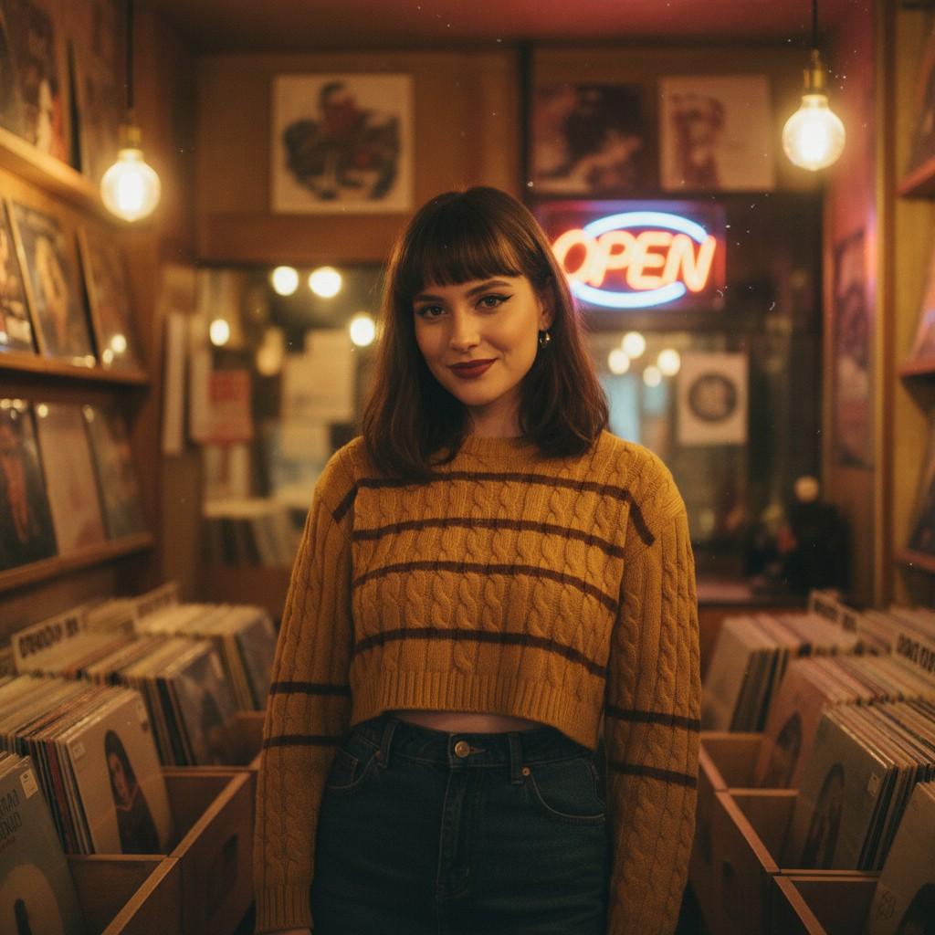 Demi - 👁️ Peek-a-boo fringe framing her face