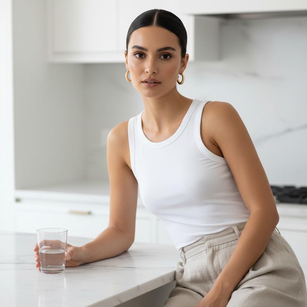 Lexi - 🧴 Minimal makeup, slicked-back hair, quiet luxury