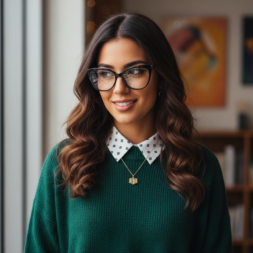 Rosalie - 🤓 Nerdy Glasses Girl — but make it mysterious