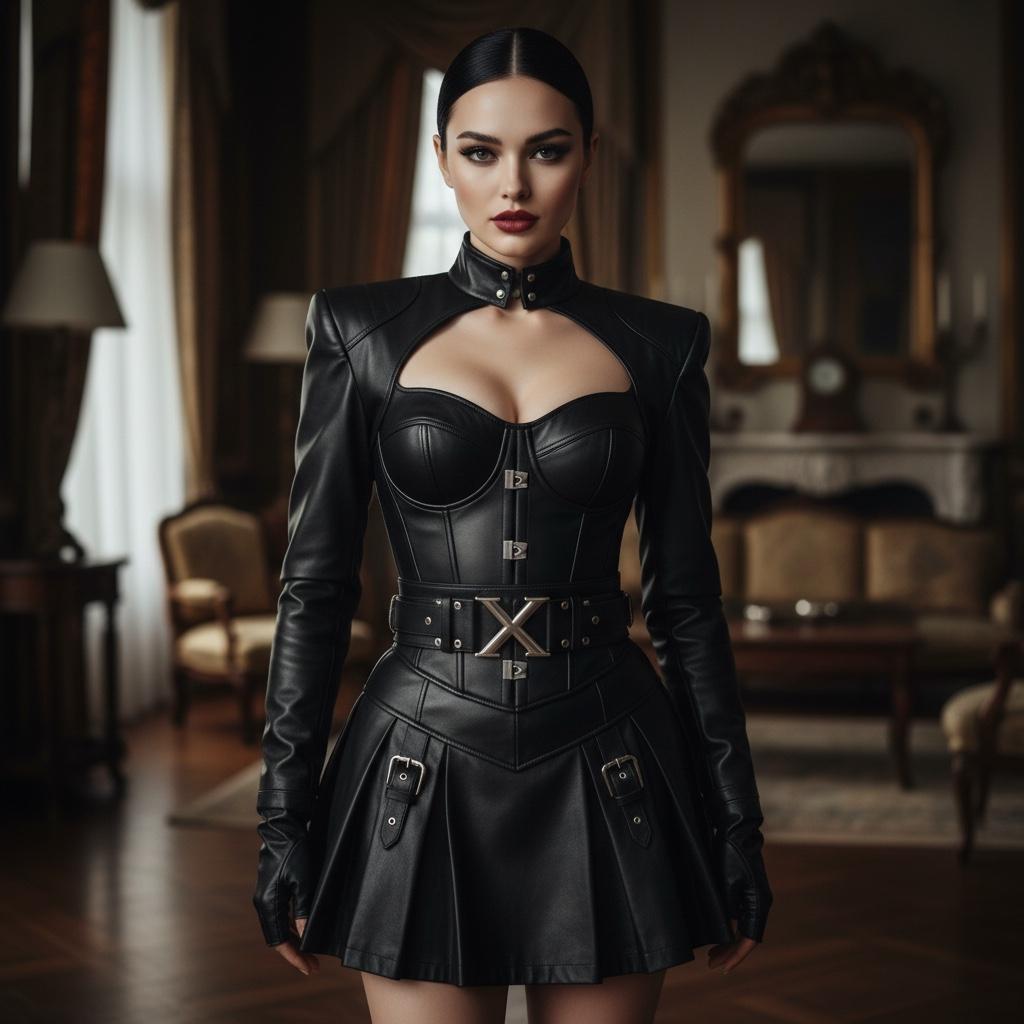 Leslie - π§₯ leather β she's not subtle about it